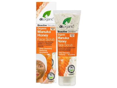 Dr Organic Peeling Do Twarzy Z Organicznym Miodem Manuka 125 Ml