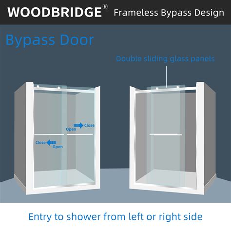 Woodbridge Frameless Shower Doors Width X Height With