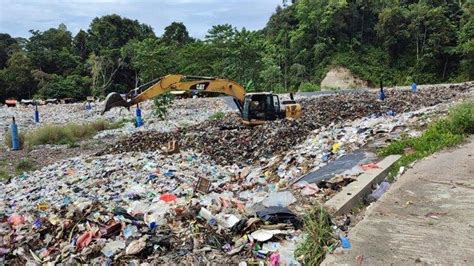 Sampah Di Tpa Pelawi Oku Selatan Sumsel Baru Persen Pasokan