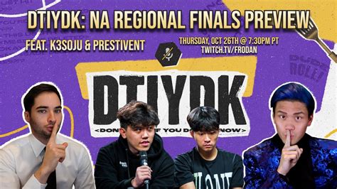 Dtiydk Runeterra Reforged Na Regional Finals Preview Ft C