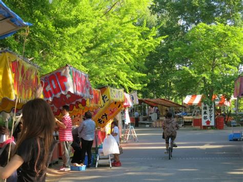 札幌まつり迫る 中島公園