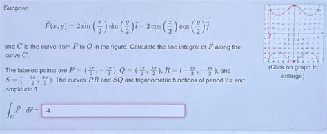 Solved Suppose F X Y 2sin 2x Sin 2y I−2cos 2x Cos 2y J And