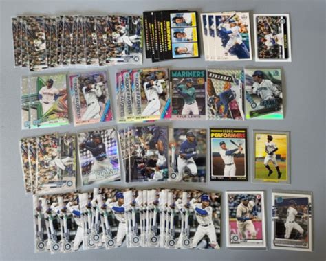 Huge 73 Card Kyle Lewis ROOKIE CARD Lot Seattle Mariners EBay