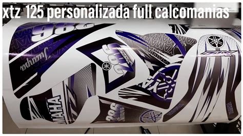 Calcomanias Para Yamaha Xtz Youtube