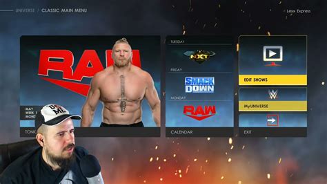 Wwe K Universe Mode Setup Superstar Option Youtube