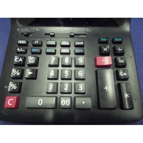 Casio FR-2650TM 12 Digit Color Printing Desk Calculator Machine ...