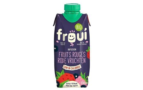 FROUI Infusion Bio Aux Fruits Rouges Tetra 330ml Greenweez