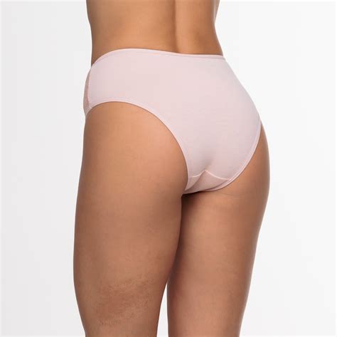 Calcinha Detalhe em Renda Sobreposta NUDE em Algodão Egípcio Ahavá Store