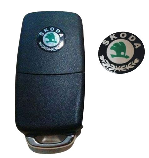 ZNACZEK EMBLEMAT LOGO SKODA 14mm KLUCZYK PILOT za 4 99 zł z POZNAŃ