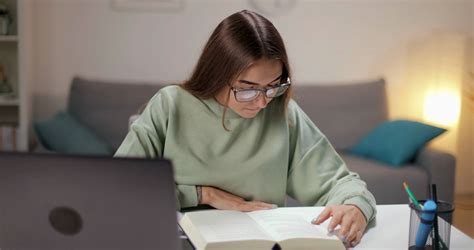 Young Woman Studying At Home Stock Video Footage 0012 Sbv 338854047