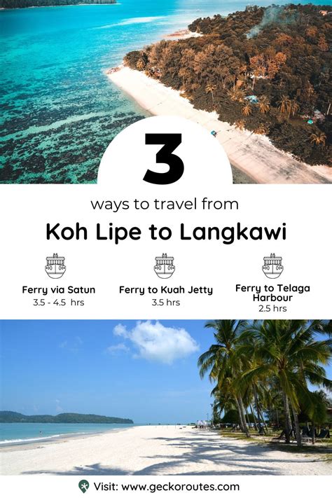 Koh Lipe To Langkawi Artofit