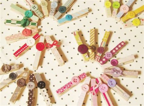 Diy Decorated Clothespins Crafts Clothes Pin Crafts Mod Podge Crafts