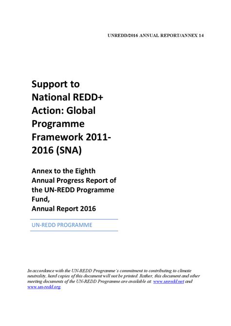 Un Redd Support To Country Act Mptf Office