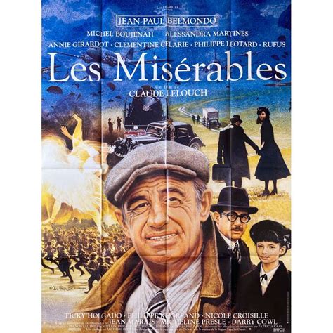 Affiche de cinéma française de LES MISERABLES 120x160 cm