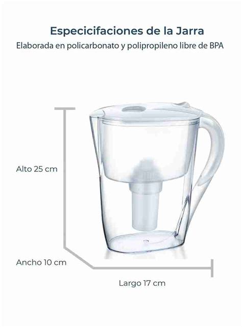 Jarra Purificadora De Agua 2 6 Lts