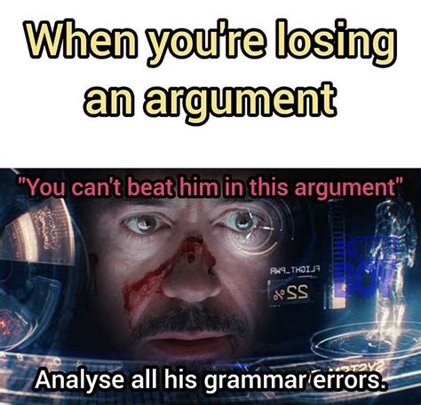 Grammar Errors Are The Best R Marvelmemes