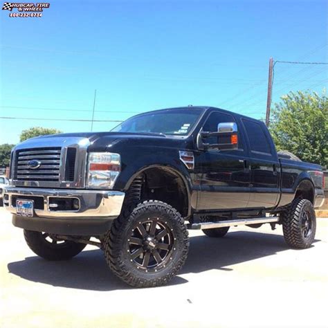 Ford F 250 Super Duty Moto Metal Mo962 Wheels Satin Black And Milled