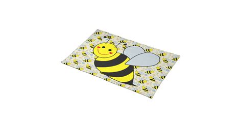 Cute Bumble Bee Cloth Placemat Zazzle