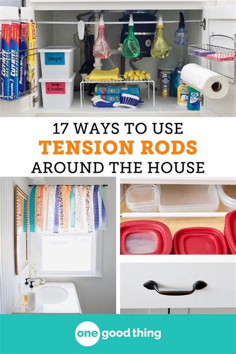 17 Smart Ways To Use Tension Rods Around Your House Tension Rod