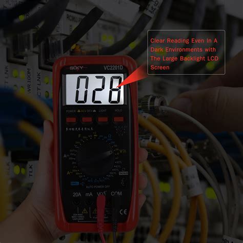 Digital multimeter bilmåler tester med batteri alligator clips