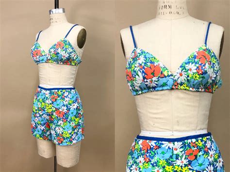 60s Bikini Vintage 1960s Hawaiian Bathing Suit Kamehameha Vintage