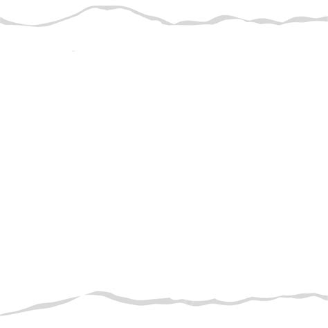 White Torn Paper Border Torn Paper Borders Paper PNG Transparent