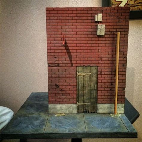 112th Scale Urban Alley Bar Diorama Marvel Legends Custom Diorama