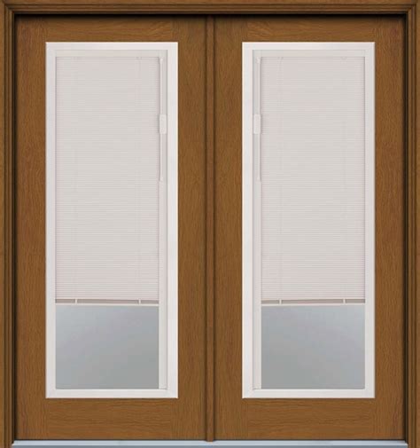 Blink Blinds Low E Narrow Full Lite Contemporary Woodgrain