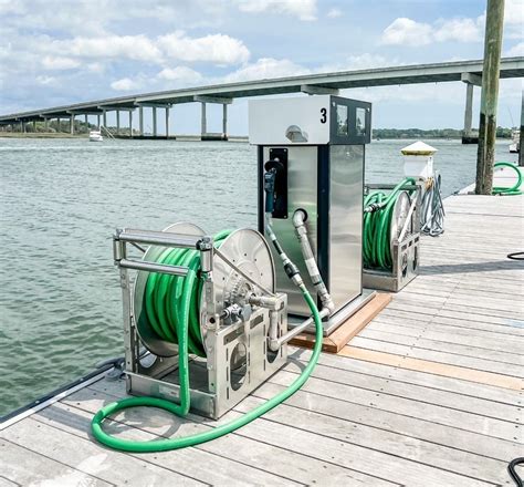 New Self Serve Marine Fuel Pumps Palmetto Bay Marina Hilton Head Sc