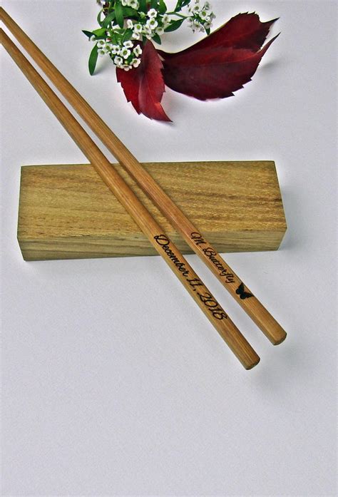 Sale Engraved Chopsticks Personalized Chopsticks Bamboo Etsy