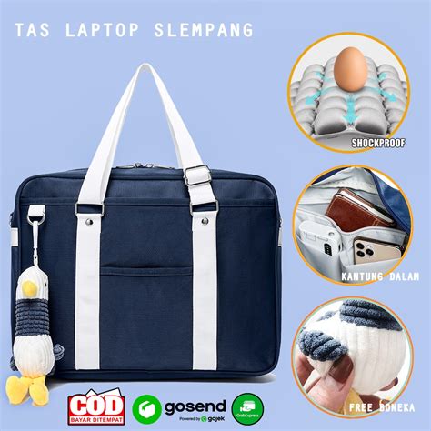 Jual Tas Laptop Wanita Banyak Ruang Model Jinjing Dan Selempang