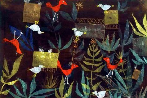 Bird Garden Painting By Paul Klee Fine Art America