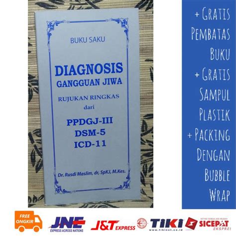 Jual Buku Saku Diagnosis Gangguan Jiwa Ppdgj Shopee Indonesia