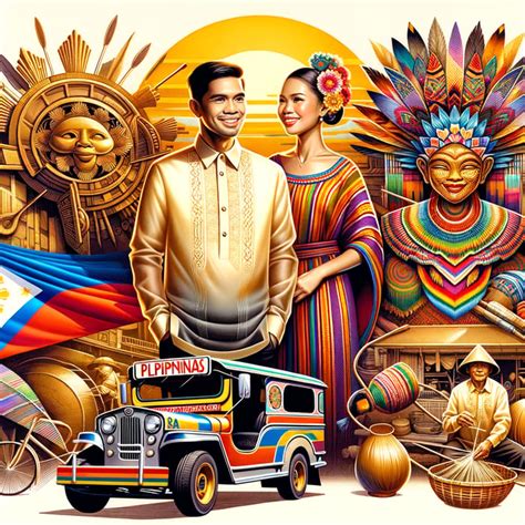 Symbolizing Vibrant Dynamic Philippine Culture Today Ai Art