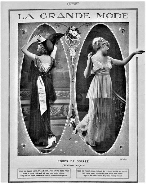 Femina 1914 1910s Fashion Edwardian Vintage