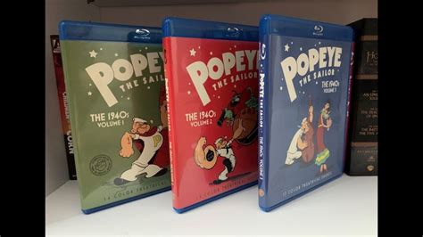 Popeye The Sailor 1940s Theatrical Shorts Collection Blu Ray Unboxing Warner Archive Youtube