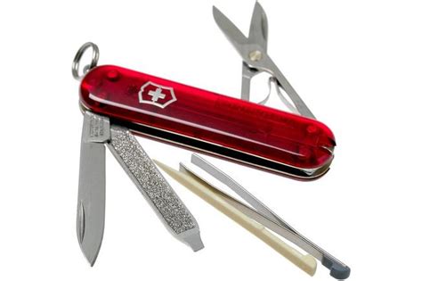 Victorinox Classic Sd Translucent Red 06223t Swiss Pocket Knife