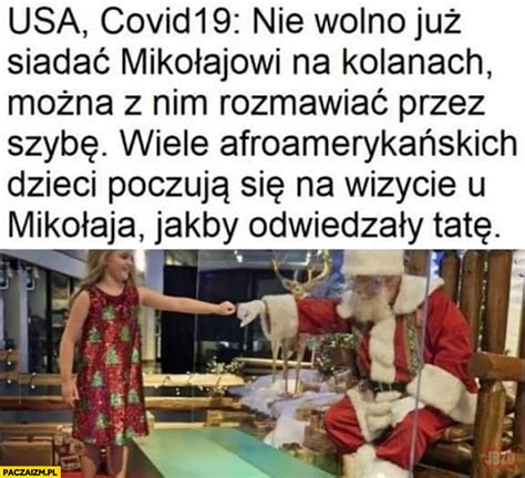 USA Covid 19 z Mikołajem wolno rozmawiać tylko przez szybę wiele