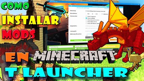 Como Poner Mods En Minecraft Tlauncher Youtube