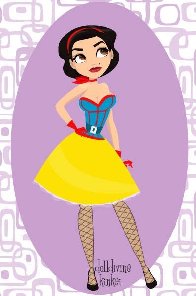 Pin Up Snow White By Amaltheamyst On Deviantart