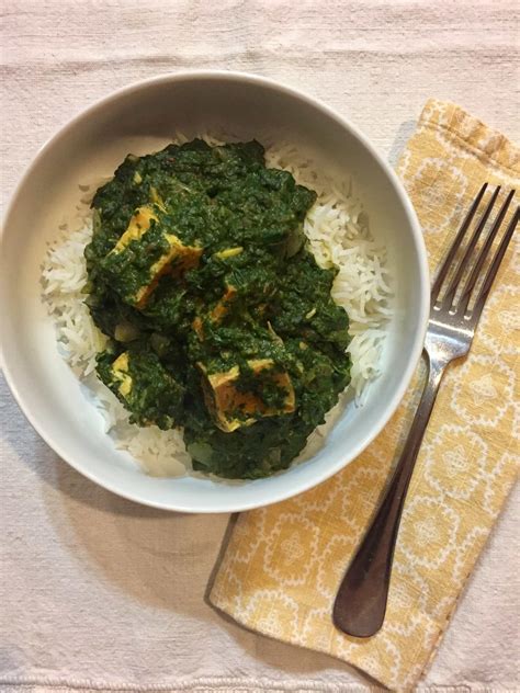 Vegan Saag Paneer Indian Spiced Creamy Spinach Very Veganish