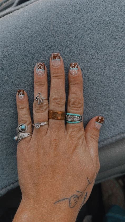 Cow Print Nails Cow Nails Cowgirl Western Nail Cowgirl Nails Desgin