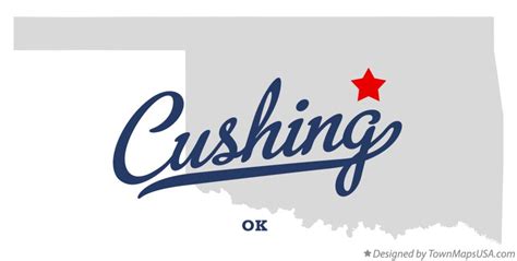 Map of Cushing, OK, Oklahoma