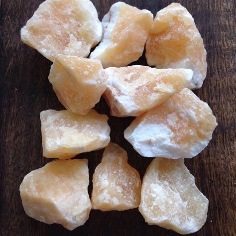 Raw Orange Calcite Crystal Healing Stone Wicca Reiki By Gotrockz