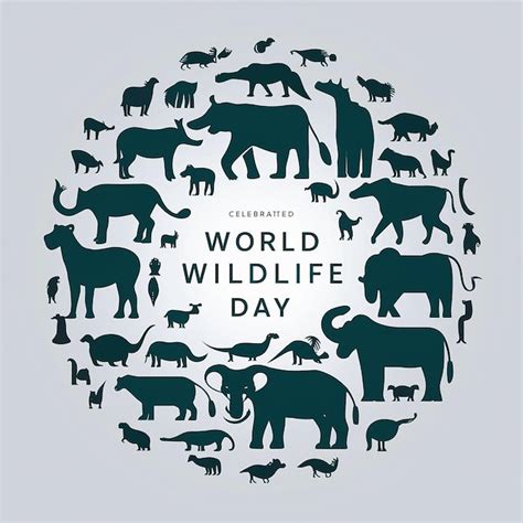 Premium Vector Vector Happy World Wild Life Day Illustration Flat Design