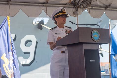 Commander Naval Surface Forces Holds Change Of Command Naval Surface