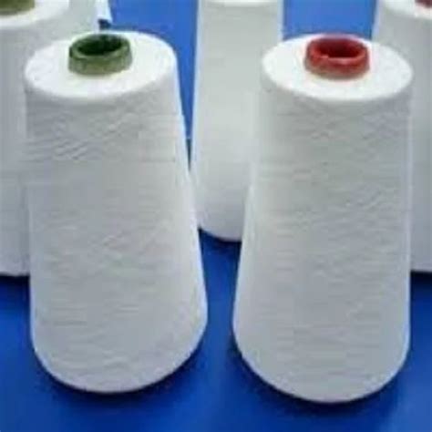 White 100 Polyester Yarn 150 Roto For Weaving And Knitting At Rs 120