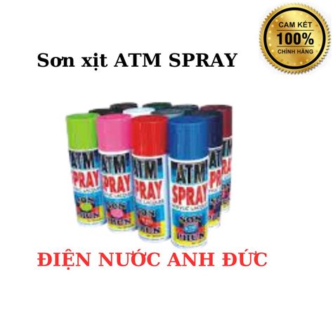 Sơn Xịt Sơn Atm Sơn Phun Atm Spray đủ Màu Shopee Việt Nam