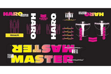 Haro Retro Frame Decal Kits Albes Bmx Online