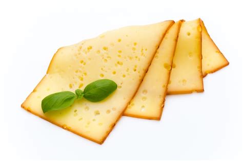 Premium Photo Cheese Slices With Herb